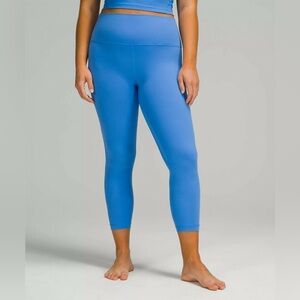 Lululemon Wunder Train 25” legging blue Nile